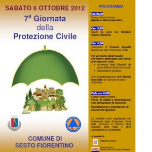 Protezione Civile Sesto Fiorentino 2012